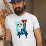 Fashion, accesorii si bijuterii - Barbati - Imbracaminte - Tricouri si bluze barbati - Tricou Barbati Steal Brainrot Clickerrinocrabo Roblox Meme, alb, marime M - Infinity.ro
