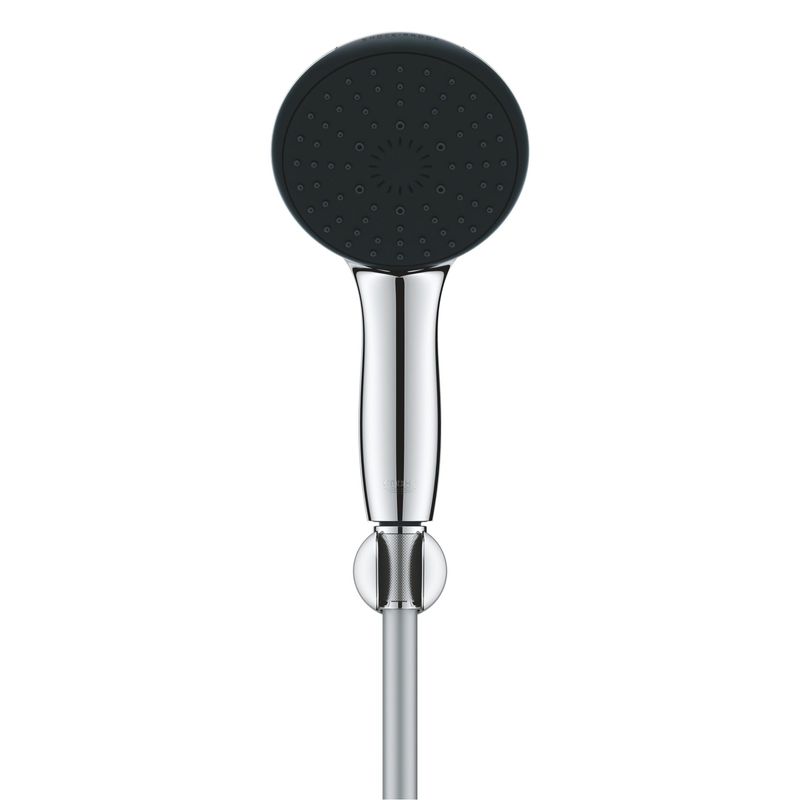 Casa si Gradina - Sanitare - Cazi si cabine de dus - Coloane si seturi de dus - Para de dus Grohe 26769001, 110 mm, 1.75 m, 211 mm, 3 functii, 1/2 racord, sistem anticalcar, universal, Crom - Infinity.ro