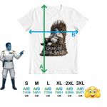 Fashion, accesorii si bijuterii - Barbati - Imbracaminte - Tricouri si bluze barbati - Tricou Barbati Game of Thrawns Admiral Thrawn Star Wars, alb, marime 2XL - Infinity.ro