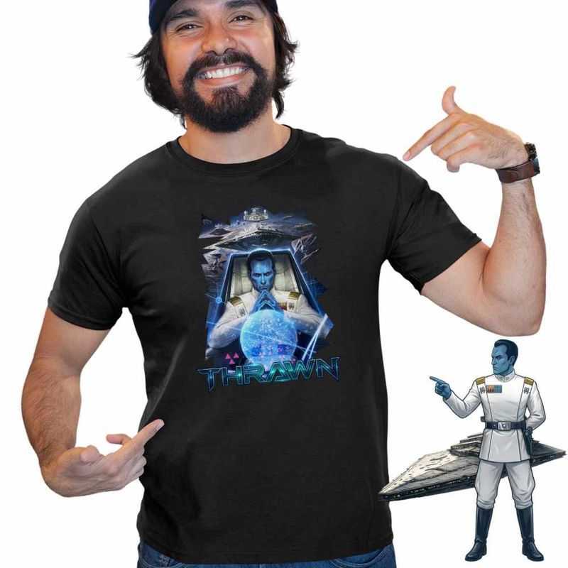 Fashion, accesorii si bijuterii - Barbati - Imbracaminte - Tricouri si bluze barbati - Tricou Barbati Grand Admiral Thrawn Legend Star Wars, negru, marime 2XL - Infinity.ro