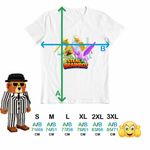 Fashion, accesorii si bijuterii - Barbati - Imbracaminte - Tricouri si bluze barbati - Tricou Barbati Steal a Brainrot Roblox Griffin Pegasus Meme, alb, marime 2XL - Infinity.ro