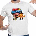 Fashion, accesorii si bijuterii - Barbati - Imbracaminte - Tricouri si bluze barbati - Tricou Barbati Steal Brainrot Snailenzo Roblox Meme, alb, marime L - Infinity.ro