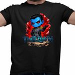 Fashion, accesorii si bijuterii - Barbati - Imbracaminte - Tricouri si bluze barbati - Tricou Barbati Star Wars Thrawn Grand Admiral Chibi, negru, marime 2XL - Infinity.ro