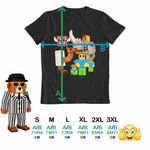 Fashion, accesorii si bijuterii - Barbati - Imbracaminte - Tricouri si bluze barbati - Tricou Barbati Steal a Brainrot Noobinis Roblox Meme, negru, marime L - Infinity.ro