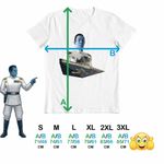 Fashion, accesorii si bijuterii - Barbati - Imbracaminte - Tricouri si bluze barbati - Tricou Barbati Thrawn Imperial Star Wars Destroyer Grand Admiral, alb, marime S - Infinity.ro