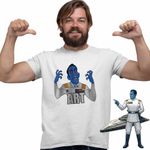 Fashion, accesorii si bijuterii - Barbati - Imbracaminte - Tricouri si bluze barbati - Tricou Barbati Thrawn Art Star Wars Grand Admiral, alb, marime XL - Infinity.ro