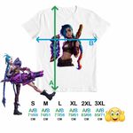 Fashion, accesorii si bijuterii - Barbati - Imbracaminte - Tricouri si bluze barbati - Tricou Barbati Arcane Runeterra Jinx, alb, marime S - Infinity.ro