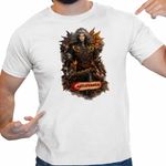 Fashion, accesorii si bijuterii - Barbati - Imbracaminte - Tricouri si bluze barbati - Tricou Barbati Castlevania Alucard Vampire Hunters, alb, marime S - Infinity.ro