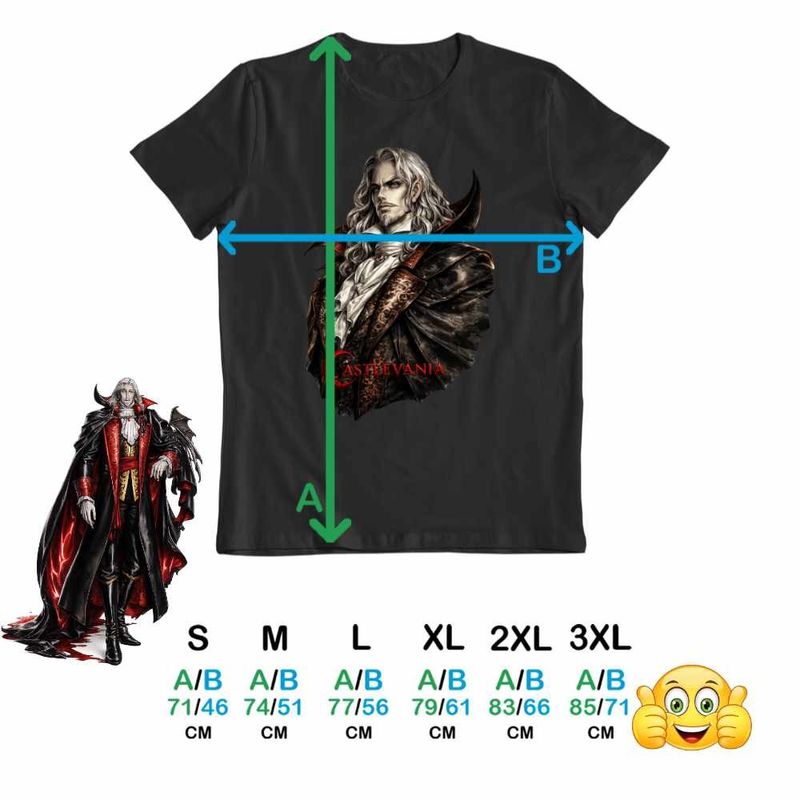 Fashion, accesorii si bijuterii - Barbati - Imbracaminte - Tricouri si bluze barbati - Tricou Barbati Castlevania Conte Dracula, negru, marime XL - Infinity.ro