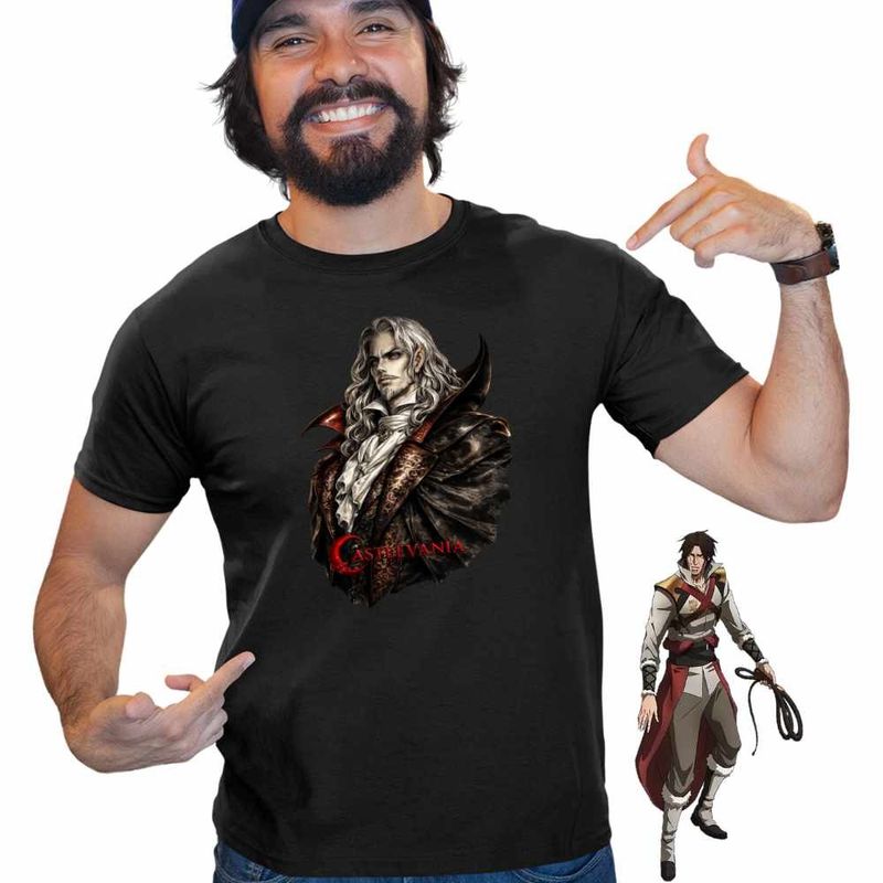 Fashion, accesorii si bijuterii - Barbati - Imbracaminte - Tricouri si bluze barbati - Tricou Barbati Castlevania Conte Dracula, negru, marime XL - Infinity.ro