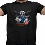 Fashion, accesorii si bijuterii - Barbati - Imbracaminte - Tricouri si bluze barbati - Tricou Barbati Castlevania Isaac Dracula Demon, negru, marime L - Infinity.ro