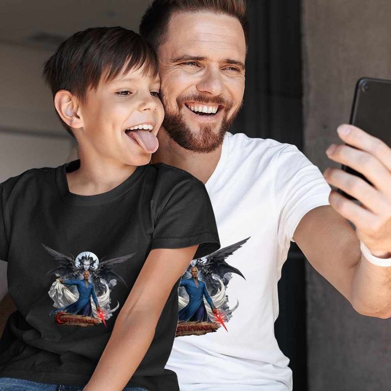 Fashion, accesorii si bijuterii - Barbati - Imbracaminte - Tricouri si bluze barbati - Tricou Barbati Castlevania Isaac Dracula Demon, negru, marime L - Infinity.ro