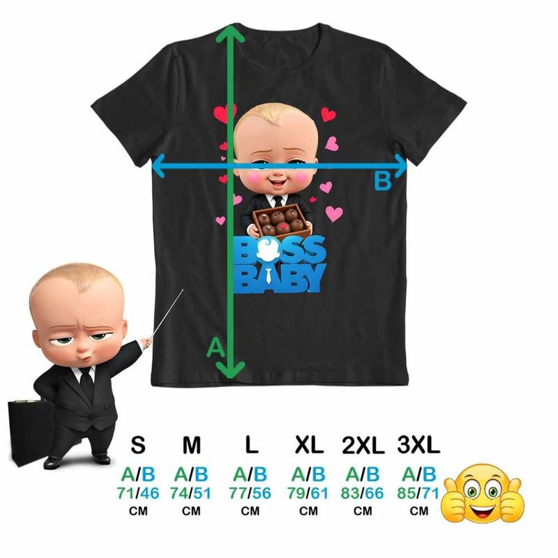 Fashion, accesorii si bijuterii - Barbati - Imbracaminte - Tricouri si bluze barbati - Tricou Barbati Boss Baby Ciocolata Valentines Day, negru, marime XL - Infinity.ro