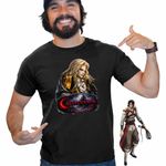 Fashion, accesorii si bijuterii - Barbati - Imbracaminte - Tricouri si bluze barbati - Tricou Barbati Castlevania Dracula Alucard, negru, marime 3XL - Infinity.ro