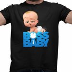 Fashion, accesorii si bijuterii - Barbati - Imbracaminte - Tricouri si bluze barbati - Tricou Barbati Baby Boss Scutec Director, negru, marime XL - Infinity.ro