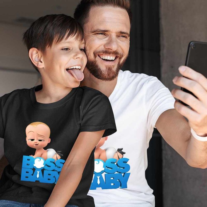 Fashion, accesorii si bijuterii - Barbati - Imbracaminte - Tricouri si bluze barbati - Tricou Barbati Baby Boss Scutec Director, negru, marime XL - Infinity.ro