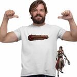 Fashion, accesorii si bijuterii - Barbati - Imbracaminte - Tricouri si bluze barbati - Tricou Barbati Castlevania Years of Shadows, alb, marime XL - Infinity.ro