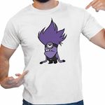 Fashion, accesorii si bijuterii - Barbati - Imbracaminte - Tricouri si bluze barbati - Tricou Barbati Bad Minion Despicable Minions, alb, marime 2XL - Infinity.ro