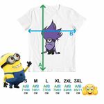 Fashion, accesorii si bijuterii - Barbati - Imbracaminte - Tricouri si bluze barbati - Tricou Barbati Bad Minion Despicable Minions, alb, marime 2XL - Infinity.ro