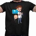 Fashion, accesorii si bijuterii - Barbati - Imbracaminte - Tricouri si bluze barbati - Tricou Barbati Boss Baby Tim, negru, marime 3XL - Infinity.ro