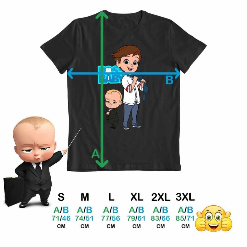 Fashion, accesorii si bijuterii - Barbati - Imbracaminte - Tricouri si bluze barbati - Tricou Barbati Boss Baby Tim, negru, marime 3XL - Infinity.ro