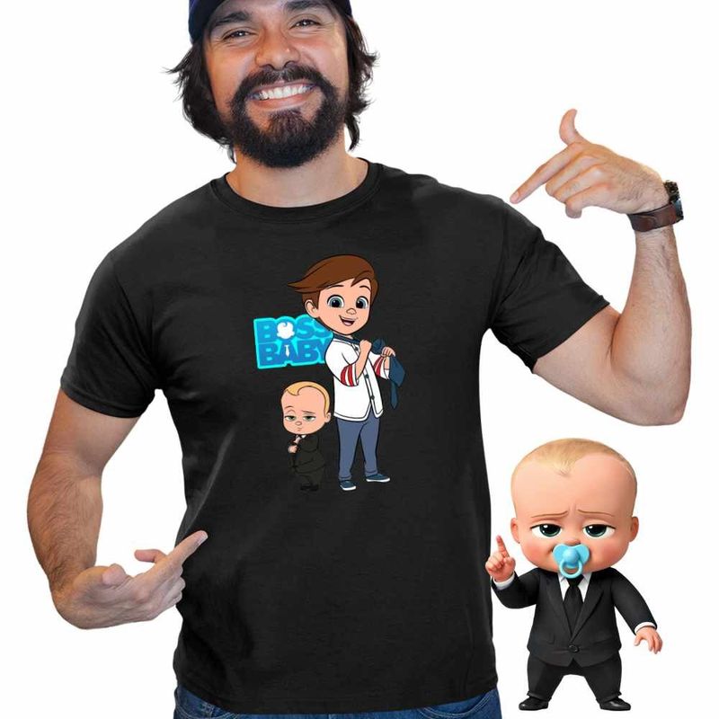 Fashion, accesorii si bijuterii - Barbati - Imbracaminte - Tricouri si bluze barbati - Tricou Barbati Boss Baby Tim, negru, marime 3XL - Infinity.ro