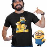 Fashion, accesorii si bijuterii - Barbati - Imbracaminte - Tricouri si bluze barbati - Tricou Barbati Minions Team Despicable Minioni, negru, marime 3XL - Infinity.ro