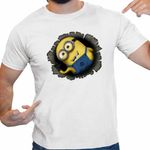 Fashion, accesorii si bijuterii - Barbati - Imbracaminte - Tricouri si bluze barbati - Tricou Barbati Minions Pop-up Despicable, alb, marime 3XL - Infinity.ro