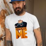 Fashion, accesorii si bijuterii - Barbati - Imbracaminte - Tricouri si bluze barbati - Tricou Barbati Despicable Me Gru Minions, alb, marime 3XL - Infinity.ro