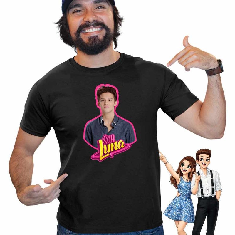 Fashion, accesorii si bijuterii - Barbati - Imbracaminte - Tricouri si bluze barbati - Tricou Barbati Soy Luna Matteo Balsano, negru, marime M - Infinity.ro