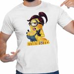 Fashion, accesorii si bijuterii - Barbati - Imbracaminte - Tricouri si bluze barbati - Tricou Barbati Minions Marlena Despicable Minioni, alb, marime M - Infinity.ro