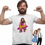 Fashion, accesorii si bijuterii - Barbati - Imbracaminte - Tricouri si bluze barbati - Tricou Barbati Soy Luna Happy Life, alb, marime 2XL - Infinity.ro