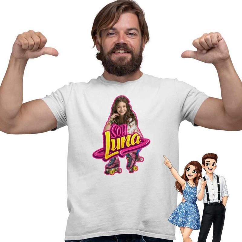 Fashion, accesorii si bijuterii - Barbati - Imbracaminte - Tricouri si bluze barbati - Tricou Barbati Soy Luna Happy Life, alb, marime 2XL - Infinity.ro