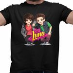 Fashion, accesorii si bijuterii - Barbati - Imbracaminte - Tricouri si bluze barbati - Tricou Barbati Soy Luna Boys Chibi, negru, marime M - Infinity.ro