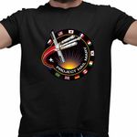 Fashion, accesorii si bijuterii - Barbati - Imbracaminte - Tricouri si bluze barbati - Tricou Barbati Project Hail Mary Spaceship Mission Badge, negru, marime L - Infinity.ro