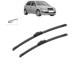 Auto si Moto - Intretinere auto - Stergatoare - Set 2 Stergatoare SKODA FABIA I (6Y2) 1999-2008, pentru parbriz, Bosch Aerotwin Retrofit - Infinity.ro