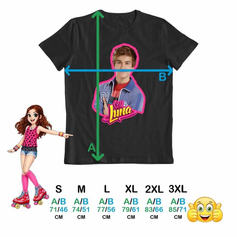 Fashion, accesorii si bijuterii - Barbati - Imbracaminte - Tricouri si bluze barbati - Tricou Barbati Soy Luna Gaston Battan, negru, marime L - Infinity.ro