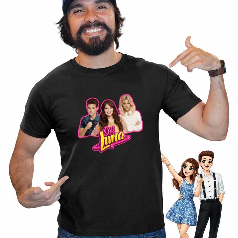 Fashion, accesorii si bijuterii - Barbati - Imbracaminte - Tricouri si bluze barbati - Tricou Barbati Soy Luna Matteo Ambar, negru, marime L - Infinity.ro