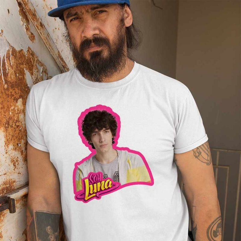 Fashion, accesorii si bijuterii - Barbati - Imbracaminte - Tricouri si bluze barbati - Tricou Barbati Soy Luna Ramiro Ponce, alb, marime L - Infinity.ro