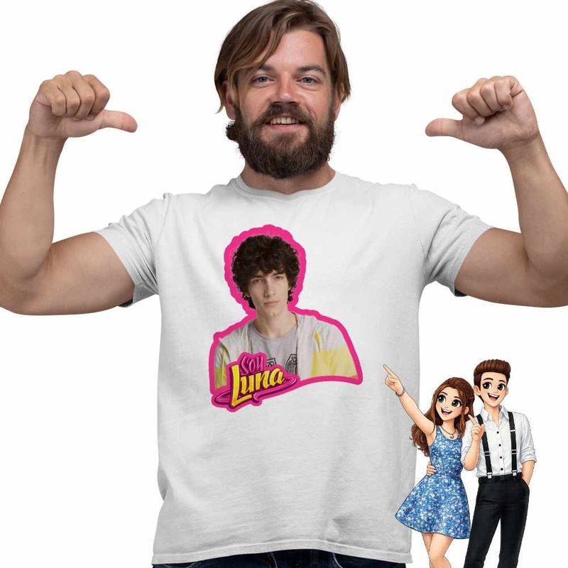 Fashion, accesorii si bijuterii - Barbati - Imbracaminte - Tricouri si bluze barbati - Tricou Barbati Soy Luna Ramiro Ponce, alb, marime L - Infinity.ro