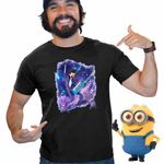 Fashion, accesorii si bijuterii - Barbati - Imbracaminte - Tricouri si bluze barbati - Tricou Barbati Balthazar Bad Minions Despicable Chitara, negru, marime S - Infinity.ro