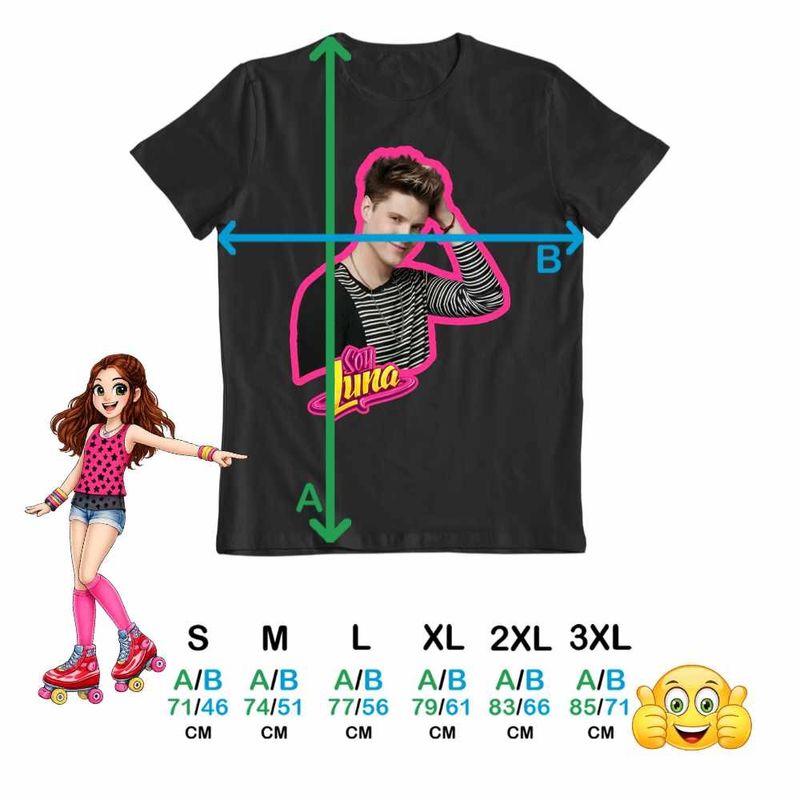 Fashion, accesorii si bijuterii - Barbati - Imbracaminte - Tricouri si bluze barbati - Tricou Barbati Soy Luna Nicolas Navarro, negru, marime M - Infinity.ro