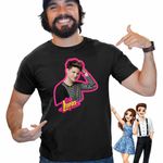 Fashion, accesorii si bijuterii - Barbati - Imbracaminte - Tricouri si bluze barbati - Tricou Barbati Soy Luna Nicolas Navarro, negru, marime M - Infinity.ro