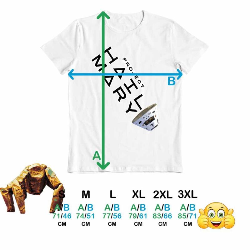 Fashion, accesorii si bijuterii - Barbati - Imbracaminte - Tricouri si bluze barbati - Tricou Barbati Project Hail Mary Spaceship Tau Ceti, alb, marime L - Infinity.ro