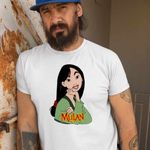 Fashion, accesorii si bijuterii - Barbati - Imbracaminte - Tricouri si bluze barbati - Tricou Barbati Mulan Kung Fu, alb, marime S - Infinity.ro