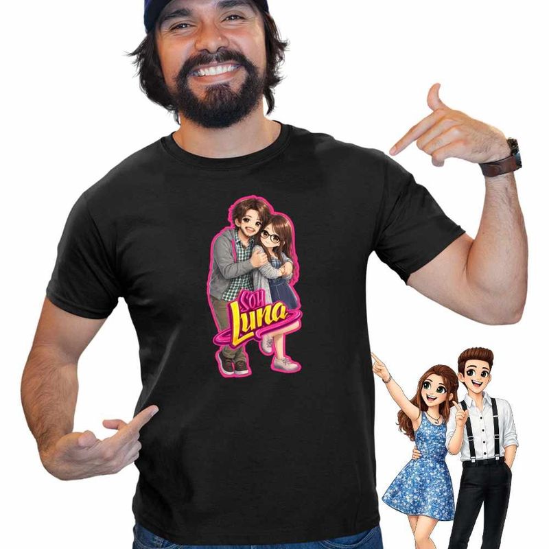 Fashion, accesorii si bijuterii - Barbati - Imbracaminte - Tricouri si bluze barbati - Tricou Barbati Soy Luna Niric, negru, marime 2XL - Infinity.ro