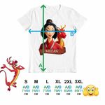 Fashion, accesorii si bijuterii - Barbati - Imbracaminte - Tricouri si bluze barbati - Tricou Barbati Mulan Dragon, alb, marime 2XL - Infinity.ro