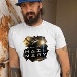 Fashion, accesorii si bijuterii - Barbati - Imbracaminte - Tricouri si bluze barbati - Tricou Barbati Project Hail Mary Spaceship Mission Tau Ceti, alb, marime XL - Infinity.ro