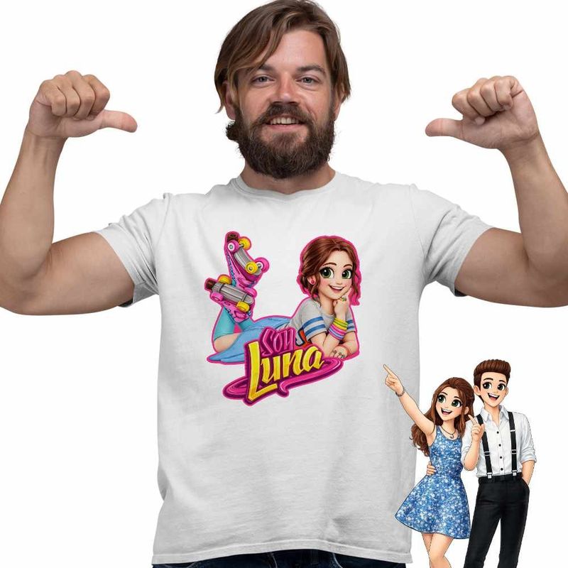 Fashion, accesorii si bijuterii - Barbati - Imbracaminte - Tricouri si bluze barbati - Tricou Barbati Soy Luna Patine Karol Sevilla, alb, marime S - Infinity.ro