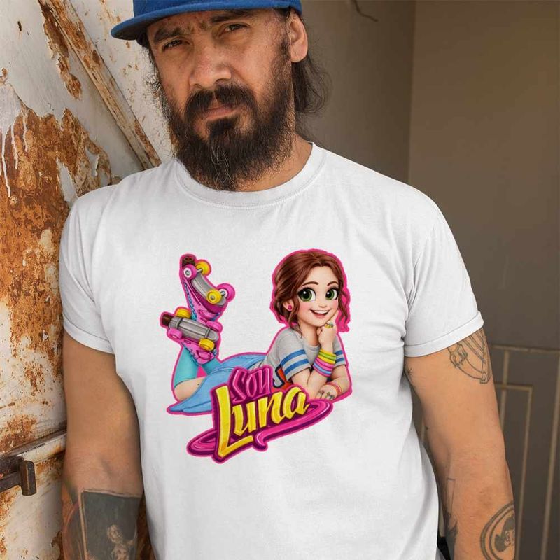 Fashion, accesorii si bijuterii - Barbati - Imbracaminte - Tricouri si bluze barbati - Tricou Barbati Soy Luna Patine Karol Sevilla, alb, marime S - Infinity.ro